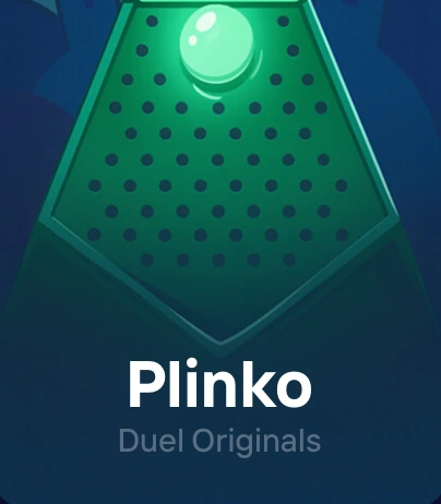 Plinko, game Duel Original provably fair dengan RTP 100% di Duel Casino