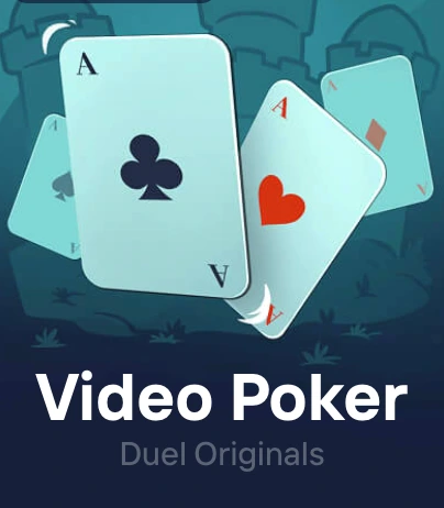 Video Poker, game Duel Original provably fair dengan RTP 100% di Duel Casino